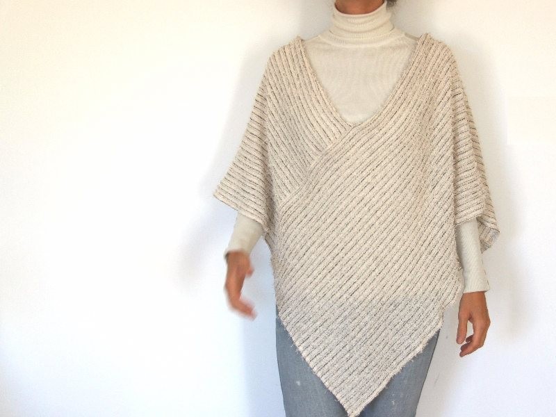 poncho pour femme